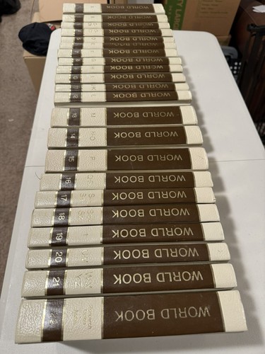 World Book Encyclopedia 1974 Volumes 12-22.