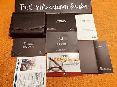    2015 HYUNDAI EQUUS OWNERS MANUAL +NAVIGATION BK SIGNATURE ULTIMATE    