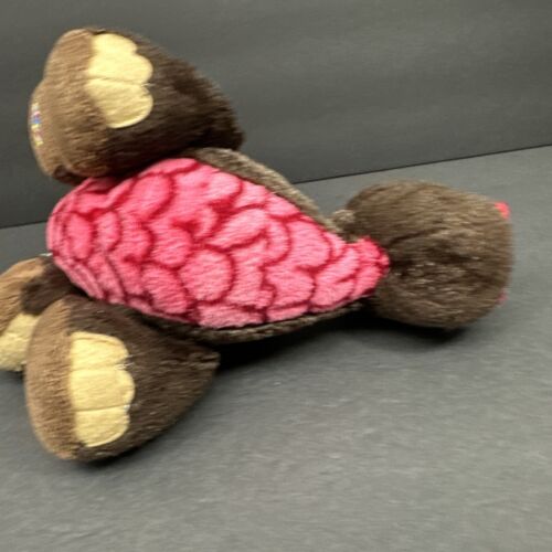 Ganz Webkinz HM338 COCOA DINOSAUR 8" Plush Stuffed Toy No Code Brown Pink Red - Picture 11 of 13