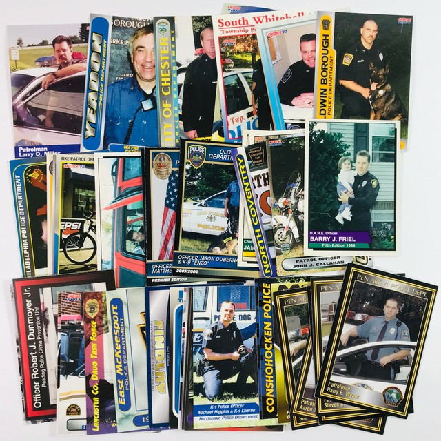Large Collection of Pennsylvania Police Trading Cards eBay