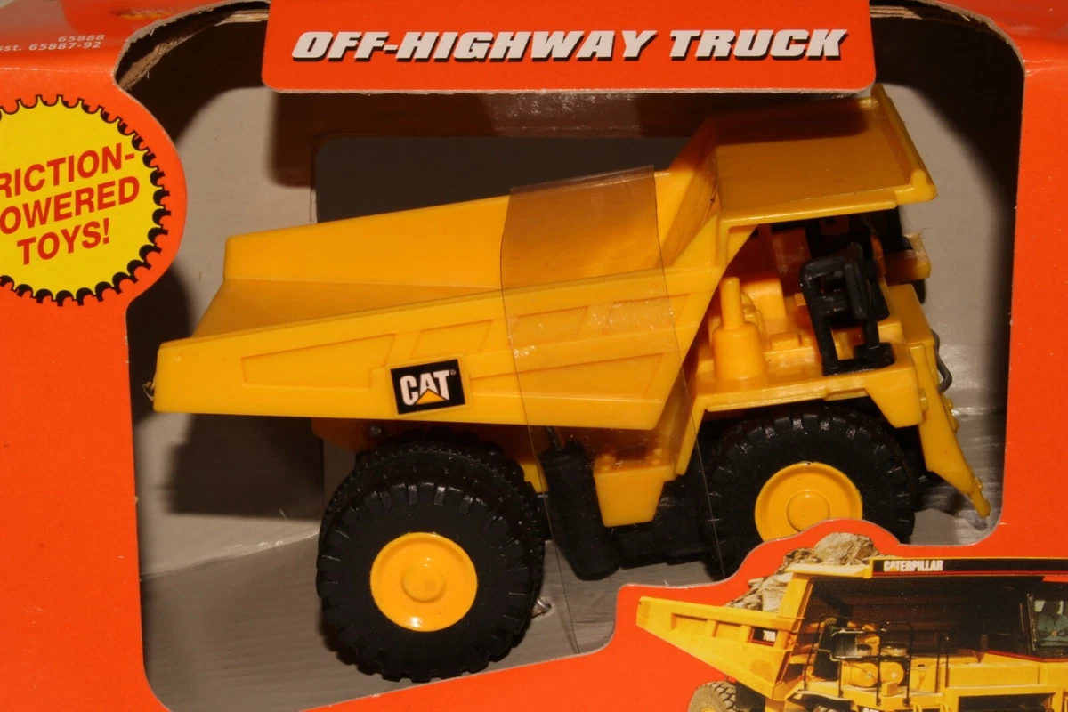 Matchbox Mini Power Wheels Caterpillar Off Highway Dump Truck with