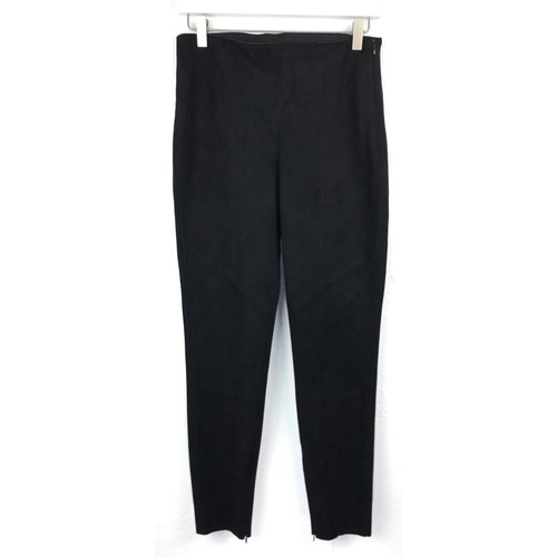 Zara Black Faux Suede Skinny Pull On 