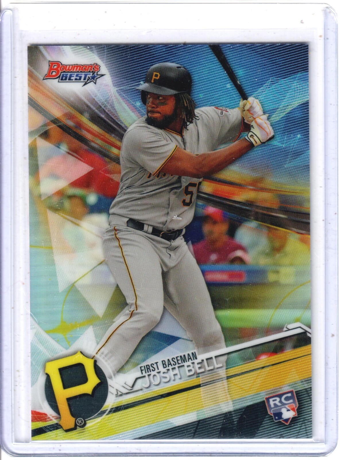 2017 Bowman's Best Josh Bell Refractor Rookie RC