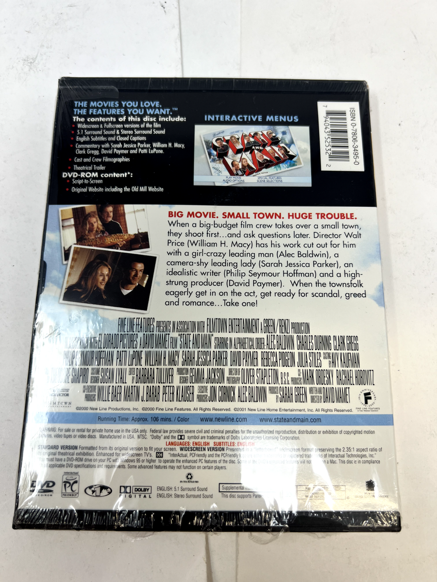 State and Main (DVD, 2001) for sale online | eBay