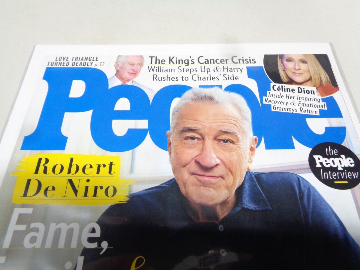 People Magazine February 19 2024 Robert De Niro King William