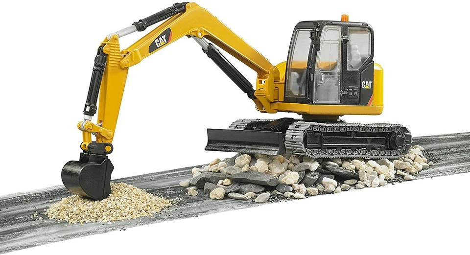 NEW Bruder Toys 02457 Realistic CAT Mini Excavator Construction Vehicle  - Image 3 of 3