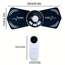 TENS Massager Stimulator w/Remote, USB Rechargeable, 8 Modes, 18 Intensities