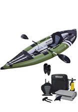 Outdoors Steelhead Inflatable Fishing Kayak - Angler Blow up Kayak, Includes Pad