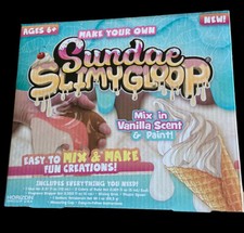 ICE CREAM SUNDAE SCENTED Slimy Gloop Slime Maker Kid Educational KIT SLIMYGLOOP