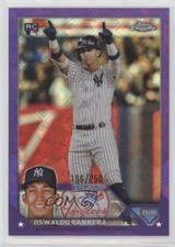 2023 Topps Chrome Logofractor Edition Purple Refractor /250 Oswaldo Cabrera 03ox