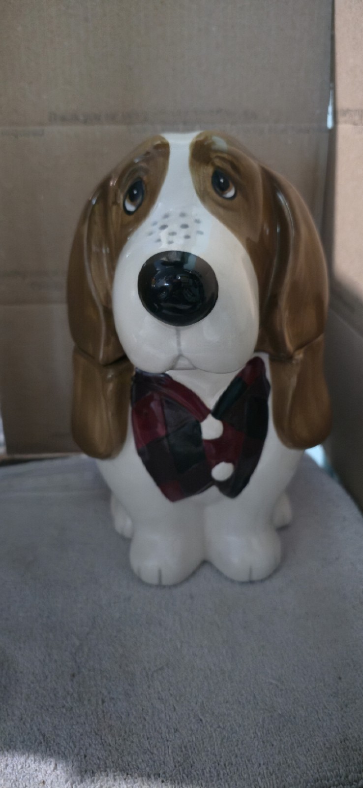 The Pioneer Woman Holiday Charlie Cookie Jar Ceramic 9.6"D x 5.8"W x 10.04"H