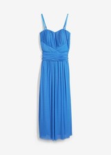Maxikleid aus Mesh mit Tragevarianten Gr. 46 Gletscherblau Maxi Abend-Kleid Neu*