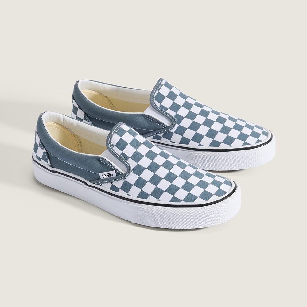 Vans Slip-On Checkerboard Sneakers - Color theory checkerboard Vans Classic Slip-On Color Theory | Mercari main image 4