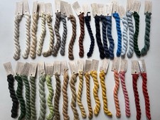 Silk  Ivory 50 Silk 50 Wool Needlepoint Thread Brown Paper Package PICK COLOR