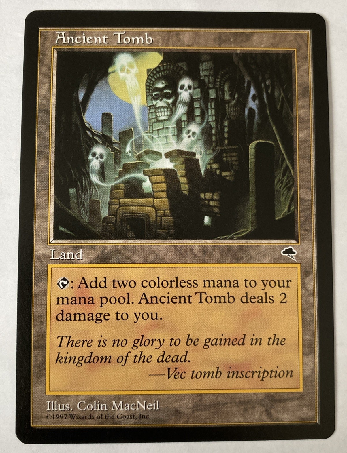 Magic: The Gathering Ancient Tomb Tempest Near Mint