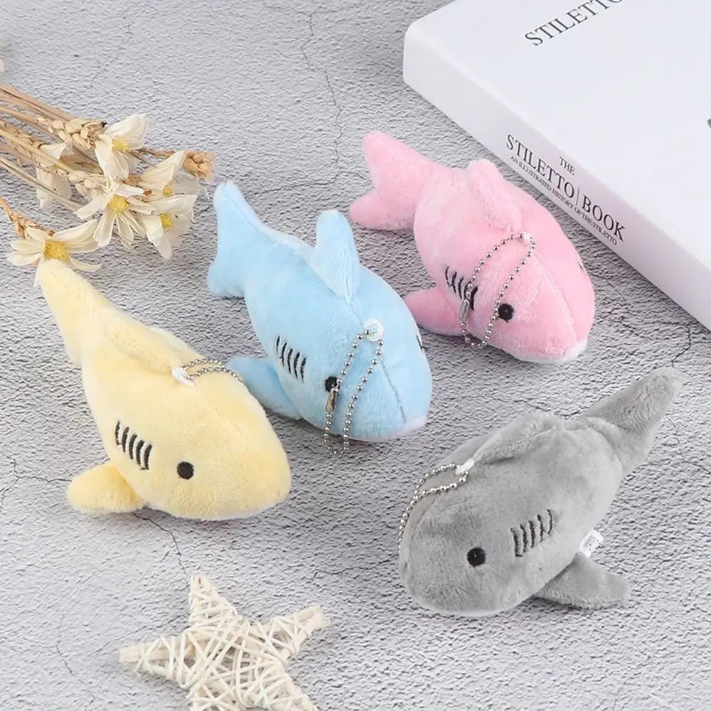 Plush Shark Keychain Gift Cute Ocean Animal Stuffed Toy Bag Charm 12CM
