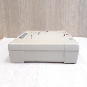 Sega Saturn console with Hori Fighting Stick, Virtua Gun & 3 Games Japan White