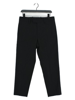Paul Smith Herren Anzughose W 32 in schwarz Wolle mit Baumwolle Anzughose
