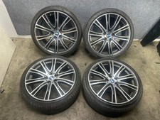 Bmw 17-23 G30 Style 759i Wheels Rims Staggered 20 Orbit Gray W Tires Set Oem