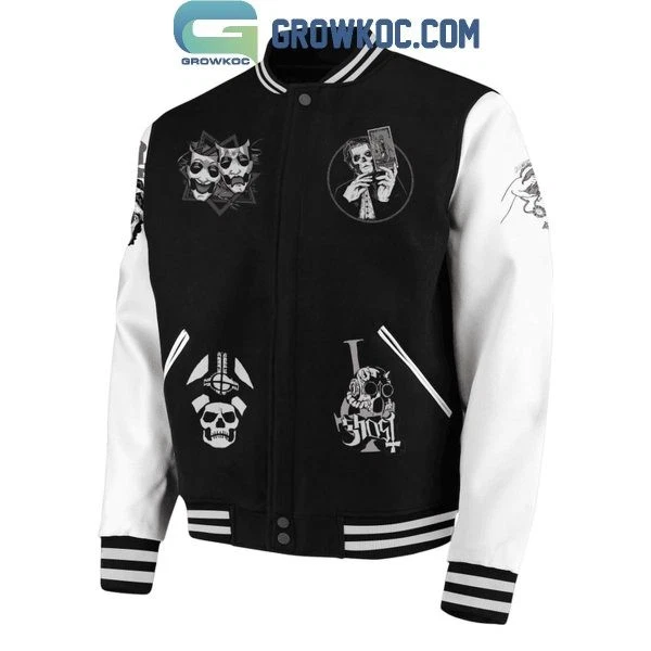 Ghost True Rock Band Rite Here Rite Now Baseball Jacket