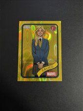 2025 Topps Chrome Marvel #67 Calico Yellow Lava Refractor
