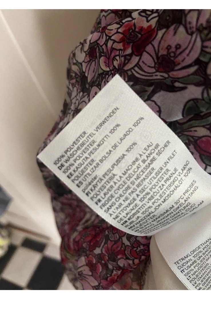 NWOT Giambattista Valli x H&M One Shoulder Dress SZ 2 Pink Floral - SOLD OUT! image 6