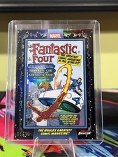 2026 Topps Finest Fantastic Four World’s Greatest Comic Black  5/10 WG-01