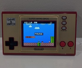 Super Mario Bros Nintendo Game And Watch Color Screen. Open Box. 