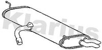 Klarius SE226M Auspufftopf Hinten Leon 1.6 12>
