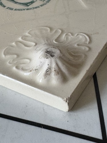 Vintage IRONBRIDGE Hand Made Ceramic Tile Pot Stand Trivet Floral Basket Design - Picture 13 of 17