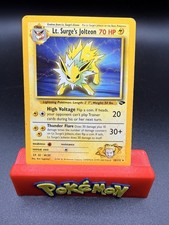Pokemon: Lt. Surge's Jolteon #28/132 Rare Non-holo Gym Challenge 2000 - MP-c