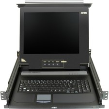 Aten - CL1000M - Aten 17 Single-Rail LCD Integrated Console-TAA Compliant - 1