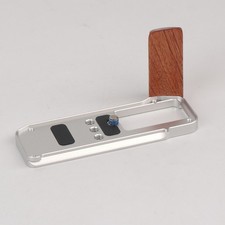 For Fuji XM5 Camera Wood Grip Quick Release CNC L Plate Metal Base Accessories