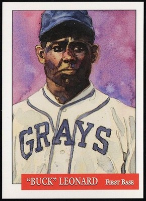 WALTER ''BUCK'' LEONARD - 1993 Eclipse PROTOTYPE Trading Card #6- HOMESTEAD GRAYS