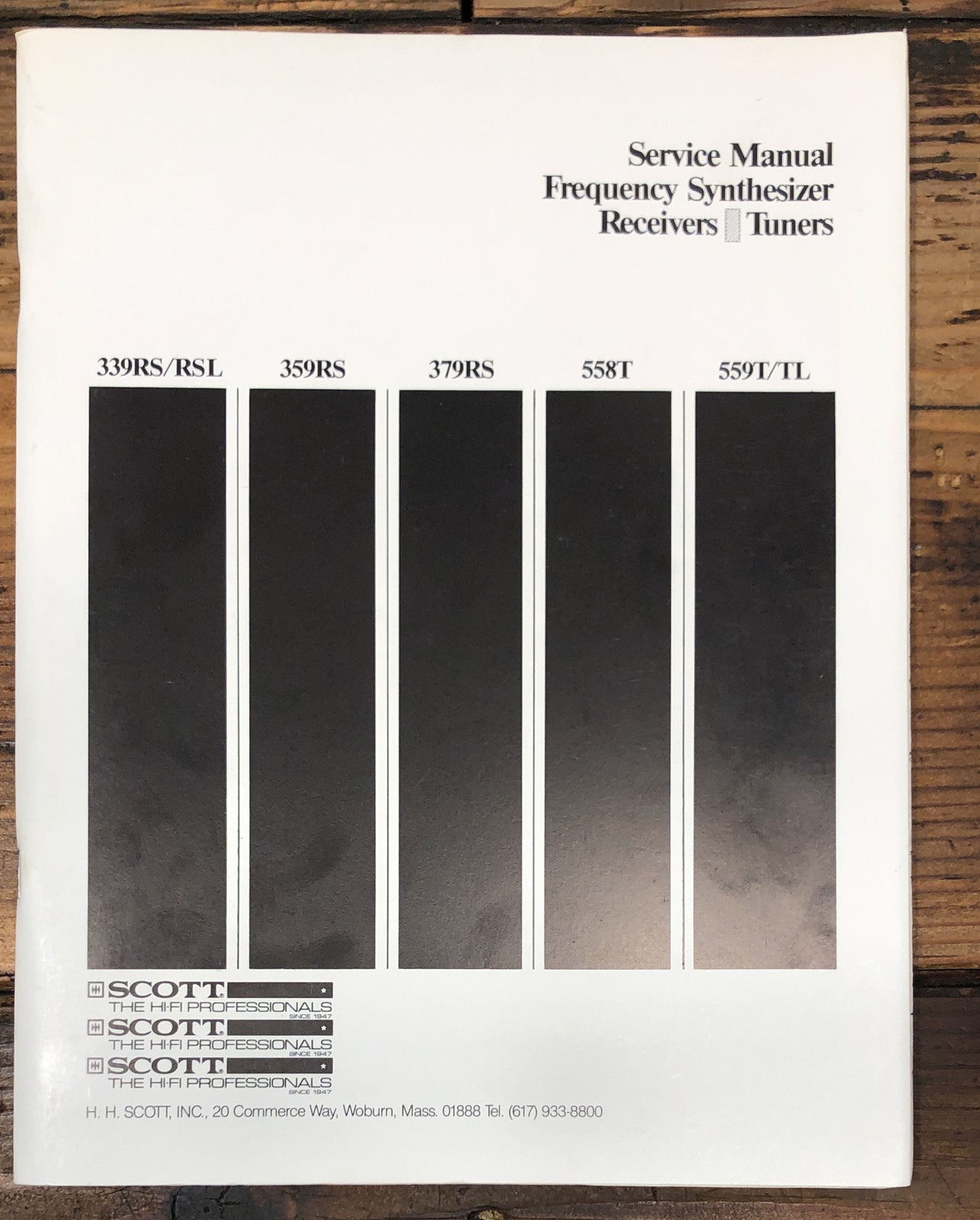 Scott 339RS 359RS 558T 559T  Service Manual *Original*