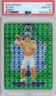 2024 Panini Mosaic Prizm Bo Nix Green RC #312 PSA 10 Denver Broncos