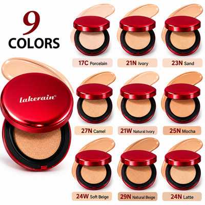 Sunscreen Cushion Foundation Full Coverage Waterproof Long Lasting Makeup Base