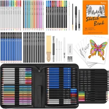 Taotree 81 Pack Art Supplies for Adults Kids Teen Artists Gifts, Pro Art Kit Dra