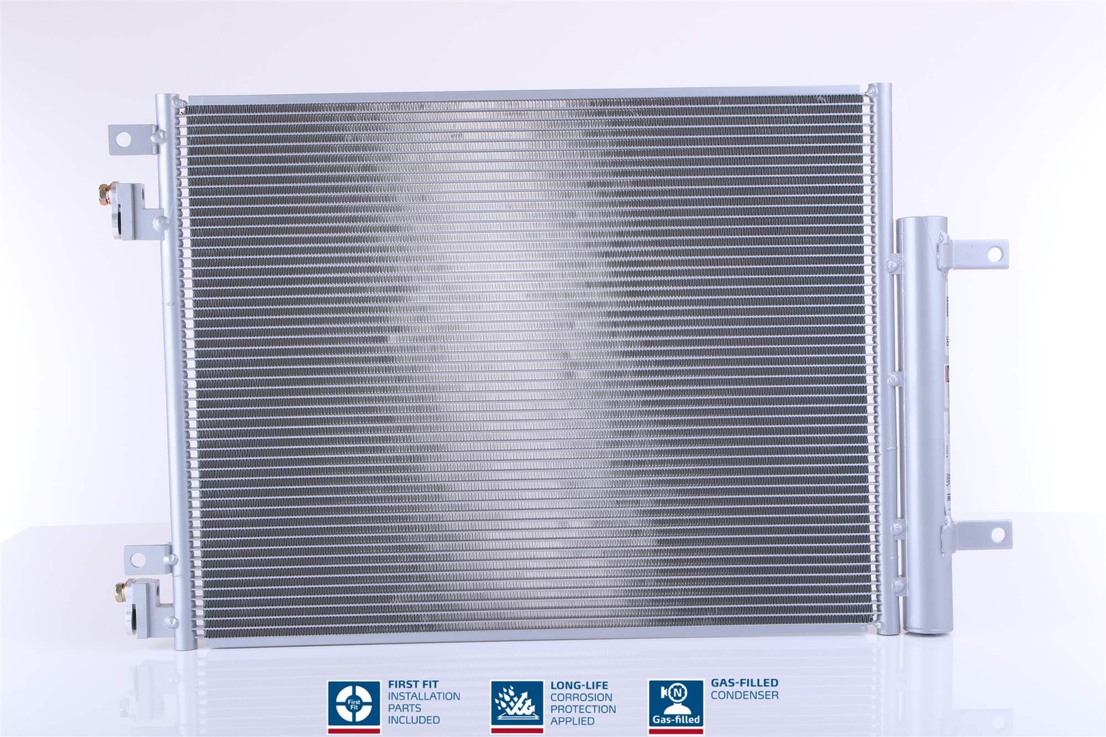 940733 Nissens condenser, air conditioning for Opel, Vauxhall