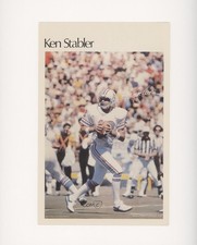 1981 Marketcom Mini Posters Ken Stabler #42 HOF 3c7