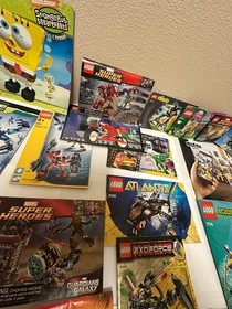 LEGO Prince of Persia Ninjago Aqua Raiders (x39 mixed) Instruction Manuals Lot