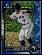 2022 Bowman #BCP-97 Martin Gimenez Chrome Prospects Mojo Blue Refractors #/150