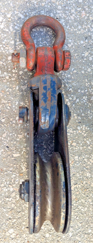 Crosby McKissick 4,5" BB Rollenblock mit Schäkel N-419 3/8"-1/2" Drahtseil 4 Tonnen - Bild 7 von 13