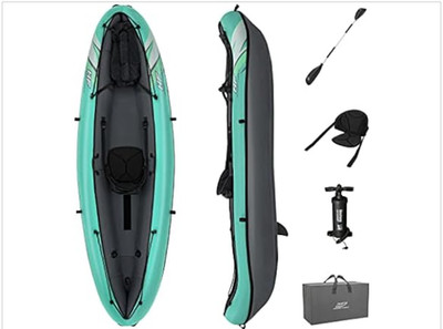  Bestway Hydro-Force 1-Person Ventura Elite Inflatable Kayak Set X1 - Sealed