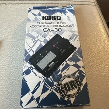 Korg Chromatic Tuner CA-30 Instrument Tuner Tested Working W/Box INSTR