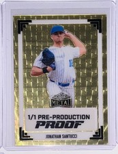 2024 Leaf Metal 1991 Jonathan Santucci Super Prismatic Gold Proof 1/1