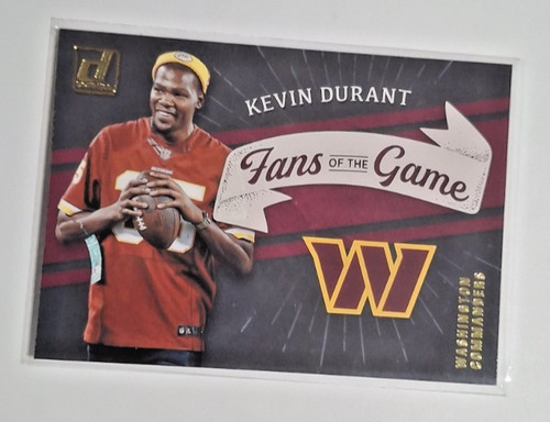 Kevin Durant #FG-KD 2022 Panini Donruss Fans of the Game card