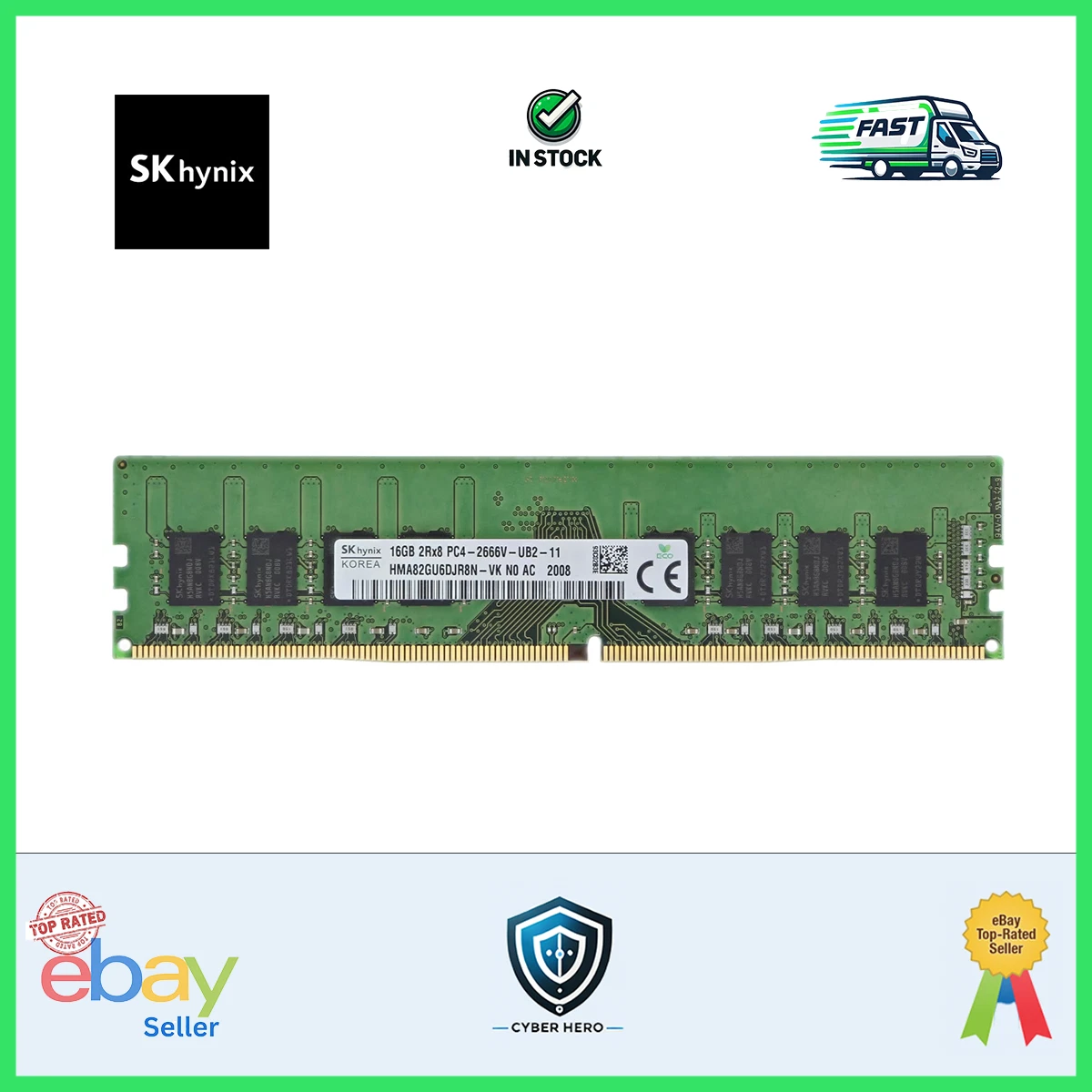 SK hynix Computer PC4-21300 (DDR4-2666) Bus Speed Memory (RAM) for