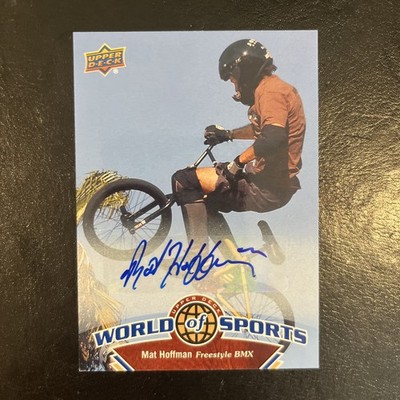 Mat Hoffman 2010 World of Sports Signed Autograph Auto Card Upper Deck #253 BMX