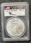 2013 American Silver Eagles MS70 PCGS John Mercanti Signed
